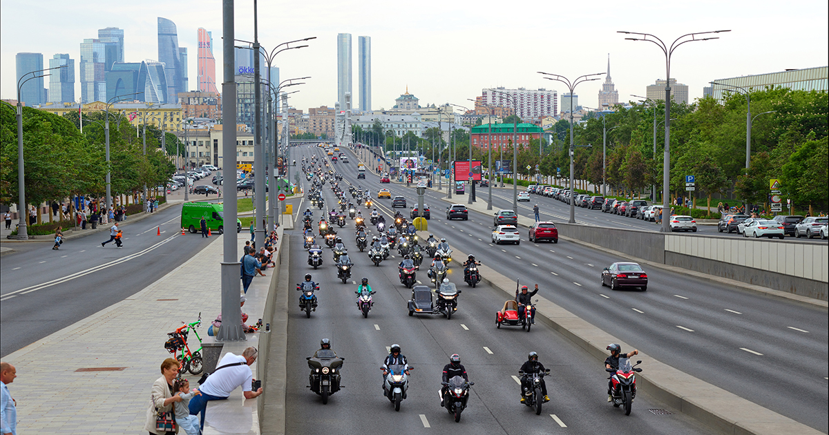 Старт мотосезона в Москве